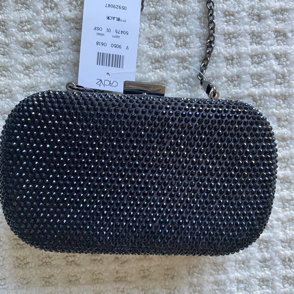 Black sequin evening bag - Picture 2 of 3